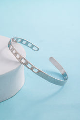 SILVER PLAIN BRACELET (59-506)