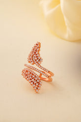 SILVER LADIES FINGER RING (59-477)