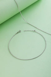 SILVER LADIES ANKLETS (59-504)
