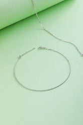 SILVER LADIES ANKLETS (59-497)