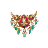 ORAFO JEWELS STERLING SILVER MULTI STONED PENDANT FOR WOMEN (9-3011)