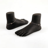 ORAFO JEWELS 92.5 STERLING SILVER ANKLETS FOR WOMEN (20-42)