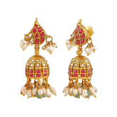 ORAFO JEWELS 92.5 SILVER FANCY PRECIOUS EARRINGS (5-6969)