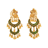 ORAFO JEWELS 92.5 SILVER PRECIOUS STONES EARRINGS (5-5691)