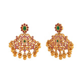 ORAFO JEWELS CHANDBALI STERLING SILVER EARRINGS (5-3954)