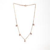 ORAFO JEWELS MODERN IMPORTED 92.5 SILVER CHAIN WITH EARRINGS (11-3964)