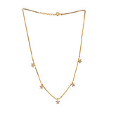 ORAFO JEWELS SILVER IMPORTED CHAIN WITH EARRINGS (11-3960)