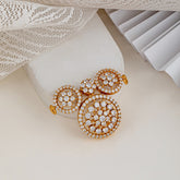 ORAFO JEWELS CLASSIC WHITE STONE SILVER PENDANT FOR WOMEN (9-3440)