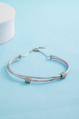 SILVER PLAIN BRACELET (13-1117)