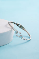 SILVER PLAIN BRACELET (13-1118)