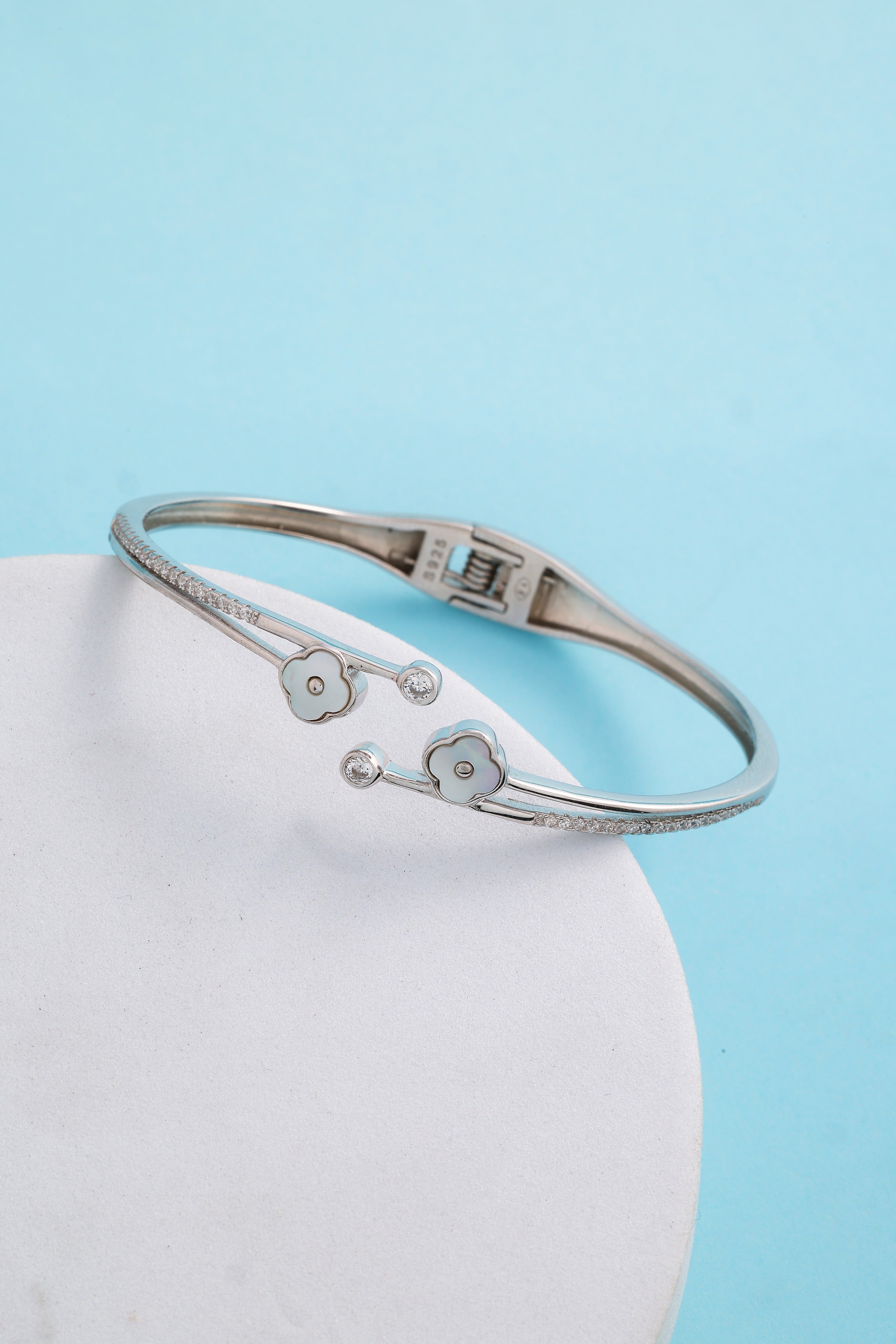 SILVER PLAIN BRACELET (13-1118)