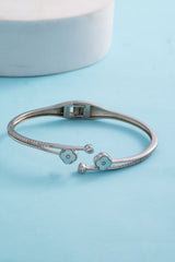 SILVER PLAIN BRACELET (13-1118)