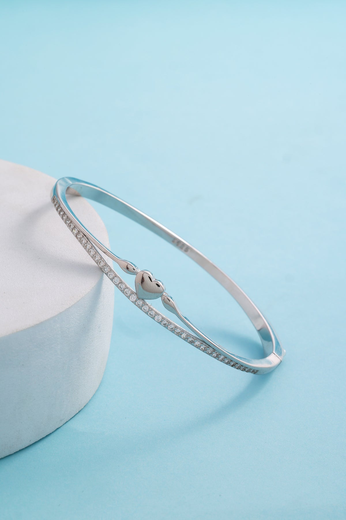 SILVER PLAIN BRACELET (13-1126)