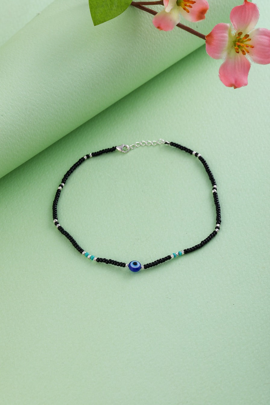 SILVER LADIES ANKLETS (20-596)