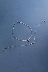 SILVER LADIES ANKLETS (20-617)